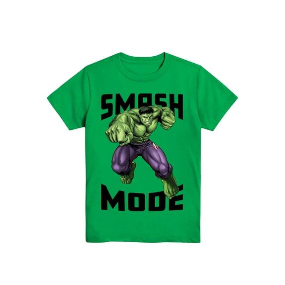 Hulk Boys Smash Mode Graphic T-Shirt, 4-18