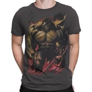 Hulk Smoldering Mens T-Shirt - Large