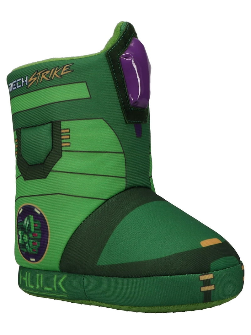 Hulk Toddler Boys License Slippers, Sizes 5-12