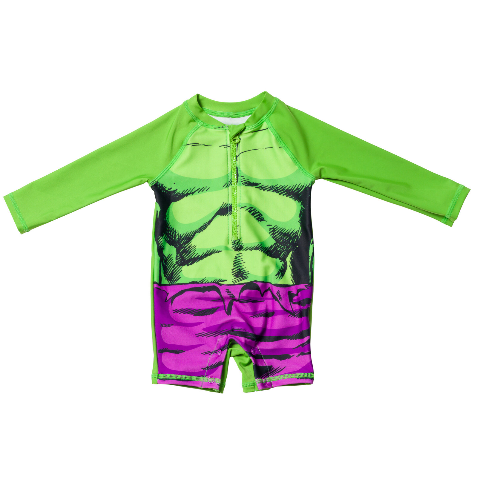 Baby Boys Kids Swimsuit One Piece Toddlers Zipper Bathing Suit Swimwear