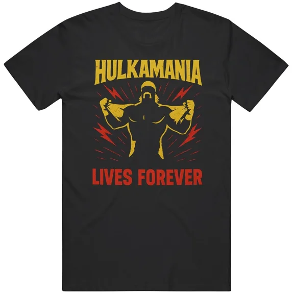 Hulkamania Lives Forever Hogan Fan T Shirt
