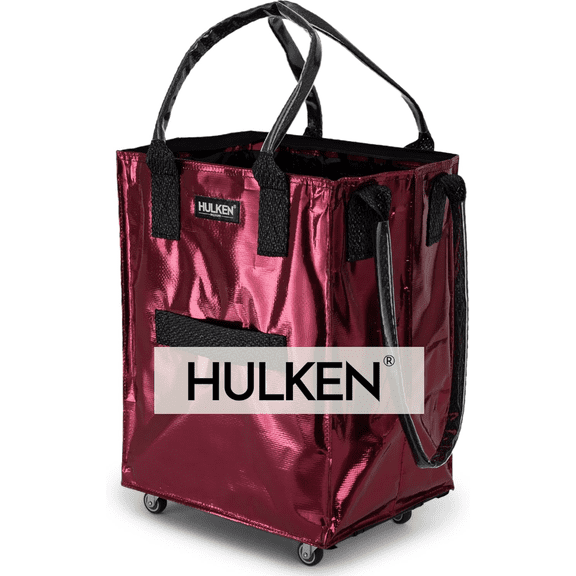 Hulken Cosmic Red Reusable, Rolling Tote (Medium)