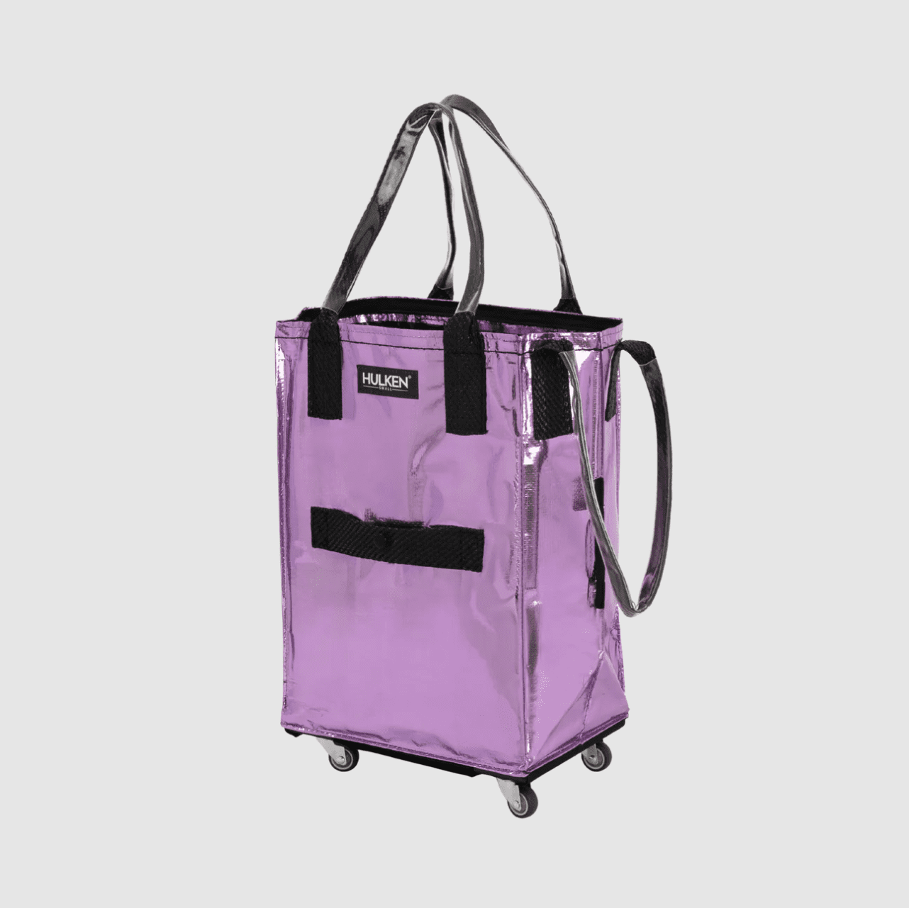 Hulken Original Rolling Shopping Tote Bag, Small, Lilac