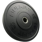 Hulkfit 2” Olympic Shock Absorbing Bumper Weight Plates - 45lb (Single)