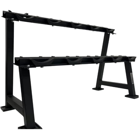 Hulkfit 2 Tier Adjustable Dumbbell Weight Storage Rack with 10 Removable Cups
