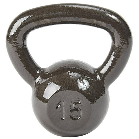 Hulkfit Cast Iron Enamel Coated Strength Training Kettlebell Weights
