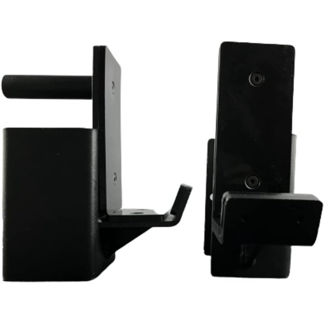 Hulkfit Elite Series Power Cage J Hooks Barbell Storage Attachment Pair