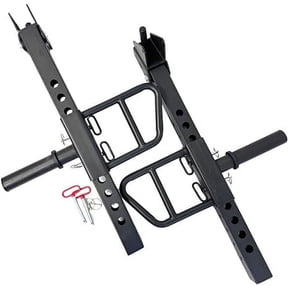 Hulkfit Pro Series 2.35” x 2.35” Height Adjustable Lever Jammer Arms Weightlifting Attachment Accessory for Pro Series Power Cage - Black