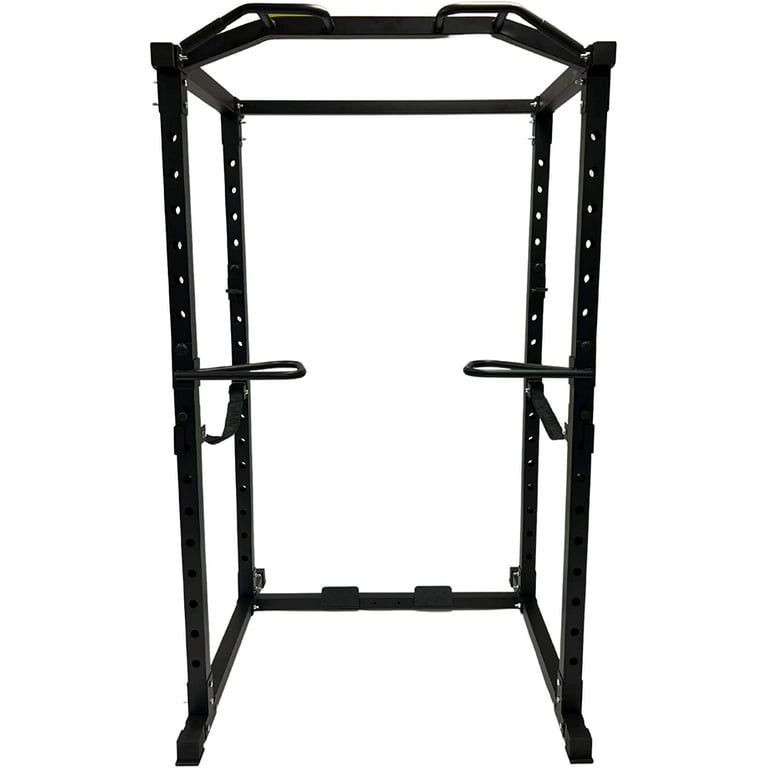 Hulkfit Pro Series Power Cage Adjustable Weightlifting Rack with Attachments Black Walmart