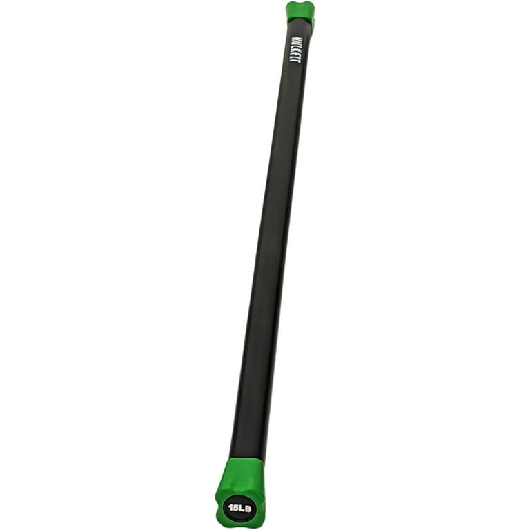 Hulkfit Total Body Workout Weighted Exercise Bar Exercise Equipment for Mobility and Strength Training Squats Lunges Bench Press and Deadlifts 15 lbs Walmart