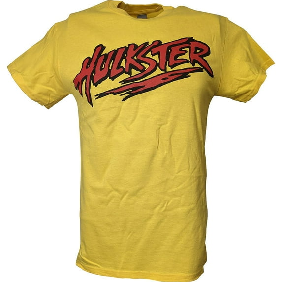 Hulkster Hulk Hogan Yellow Gold Mens T-shirt 2XL