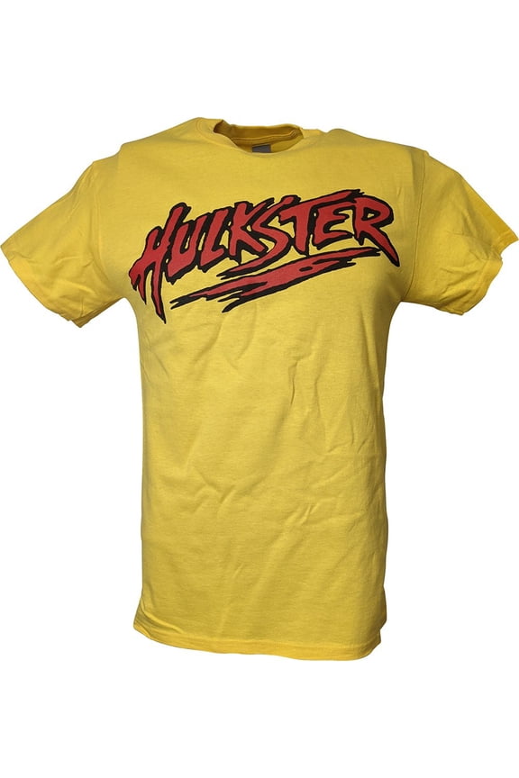 Hulkster Hulk Hogan Yellow Gold Mens T-shirt L