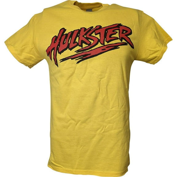Hulkster Hulk Hogan Yellow Gold Mens T-shirt M