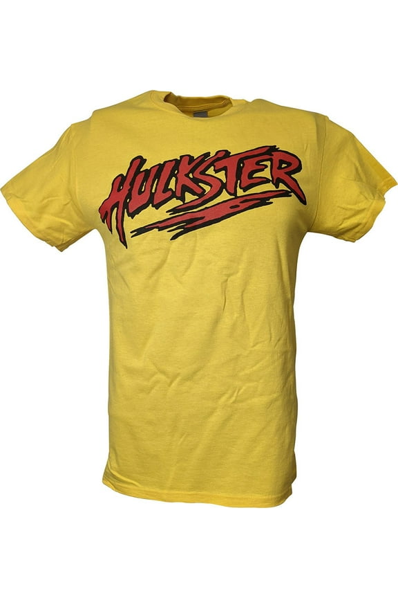 Hulkster Hulk Hogan Yellow Gold Mens T-shirt XL