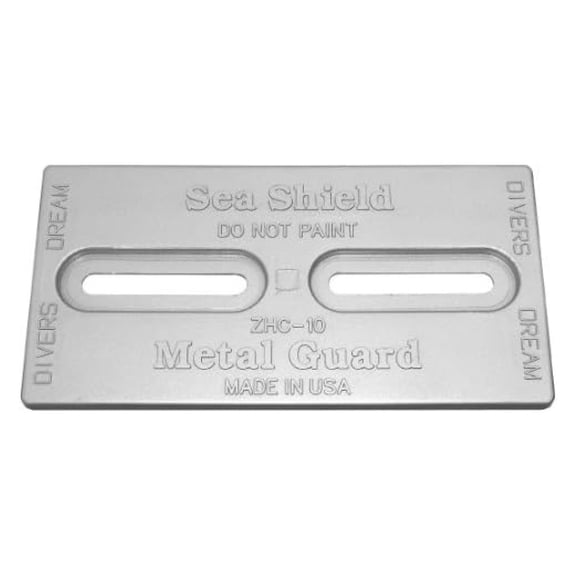 Hull Bolt on Zinc Anodes (ZHC-10-1/2) 6"x12" Plate Zinc (1/2" Slots)