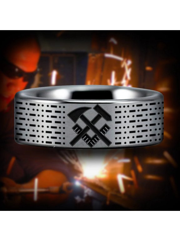 Hull Technician Tungsten Carbide Ring