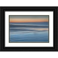 thumbnail image 1 of Hullot Scalvenzi, Benjamine 24x17 Black Ornate Wood Framed with Double Matting Museum Art Print Titled - Nuance Of Blue, 1 of 4