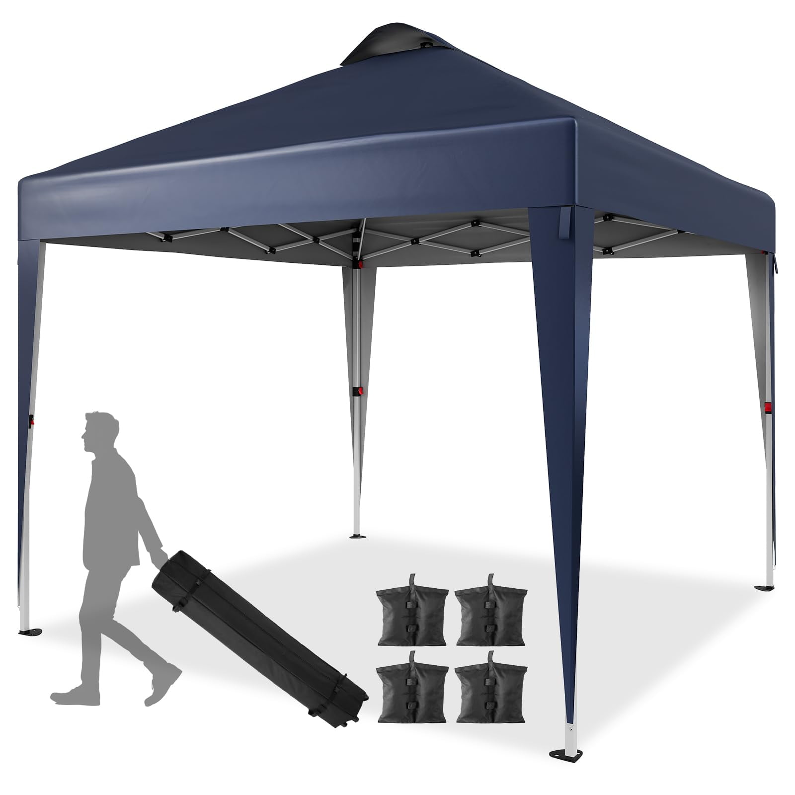 Huloretions 10X10 FT Pop Up Canopy Outdoor Instant Tent,Portable Gazebo ...