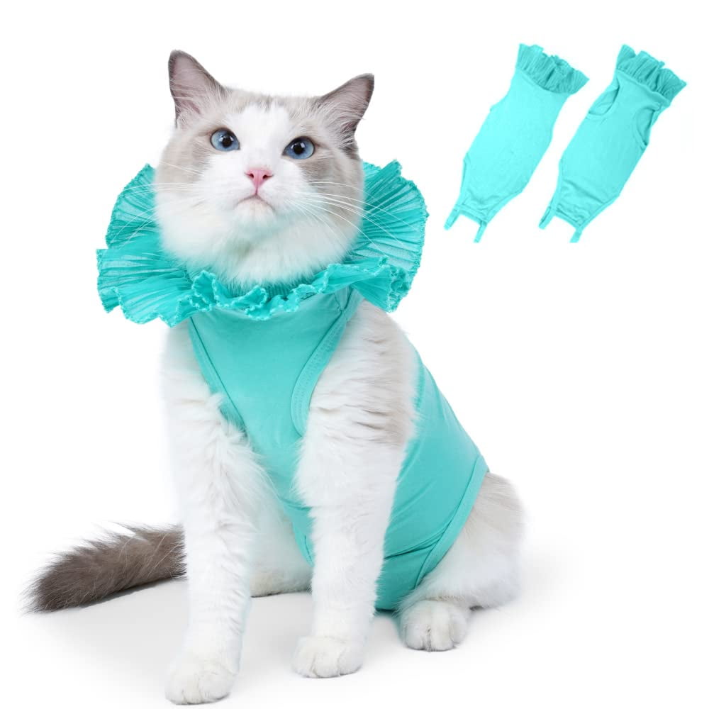 Huloretions Cat Recovery Suit for Spay Abdominal Wounds Skin Diseases