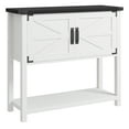 thumbnail image 1 of Huloretions Console Sofa Table With Storage,Farmhouse Entryway Table With 2-Door Cabinet,Coffee Bar Cabinet Coffee Bar Table Buffet Sideboard For Living Room, 1 of 9