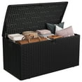 thumbnail image 1 of Huloretions Deck Box,Outdoor Storage Box Waterproof With Lockable Lid,Patio Storage Box,Deck Box For Cushions Patio Storage Box For Garden, Backyard, Poolside,100 Gallon Outdoor Storage Bin, 1 of 9