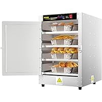Huloretions Food Warming Cabinet, Hot Box Food Warmer,Stainless Steel Food Heating and Insulation,Heated Holding Cabinet, Multiple Storage Functions, Good Insulation, with Water Tray,Insulated Holding