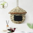 Huloretions Hummingbird House, Hand Woven Nest Hanging Birdhouses