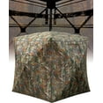 thumbnail image 1 of Huloretions Hunting Blind, Pop Up Ground Blinds for 4-6 People, 116" 58" 66" H with 270° See Through Windows and Silent Magnetic Door, Lightweight for Outdoor Hunting, 1 of 5