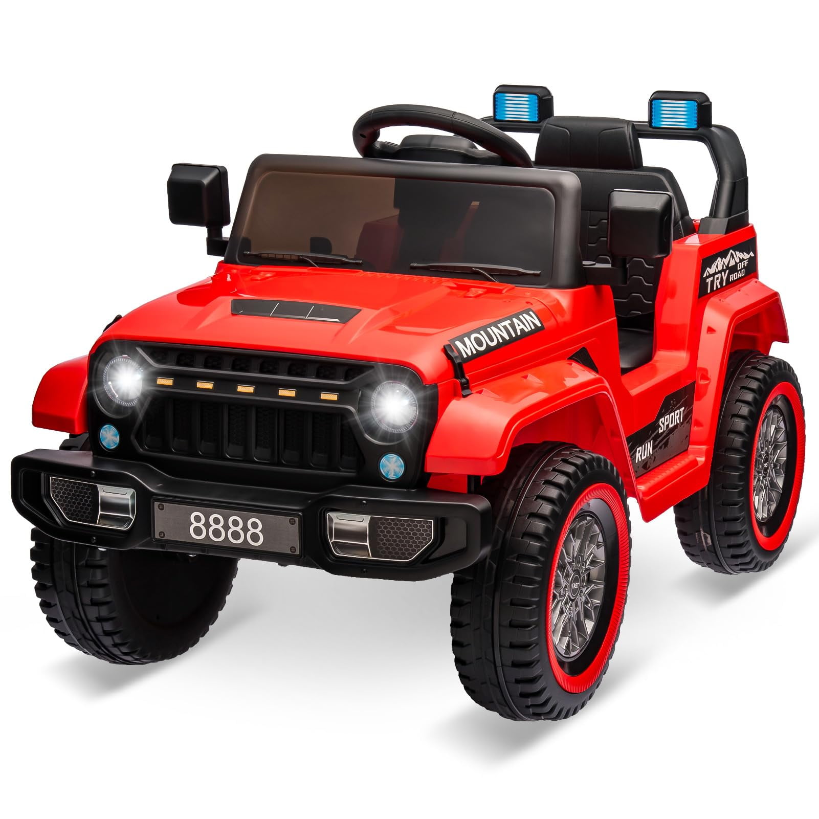 Red 12V Kids Ride-On Quad with Remote Control