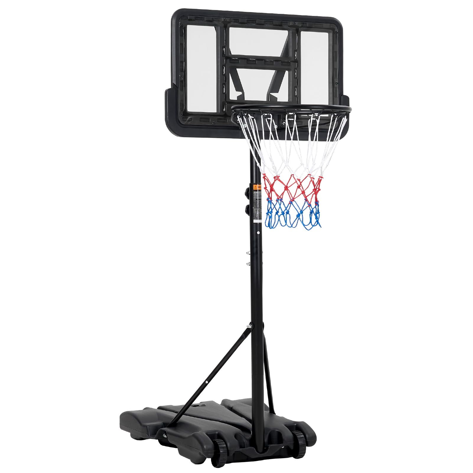 Huloretions Kids Basketball Hoop,Outdoor Portable Adjustable Basketball