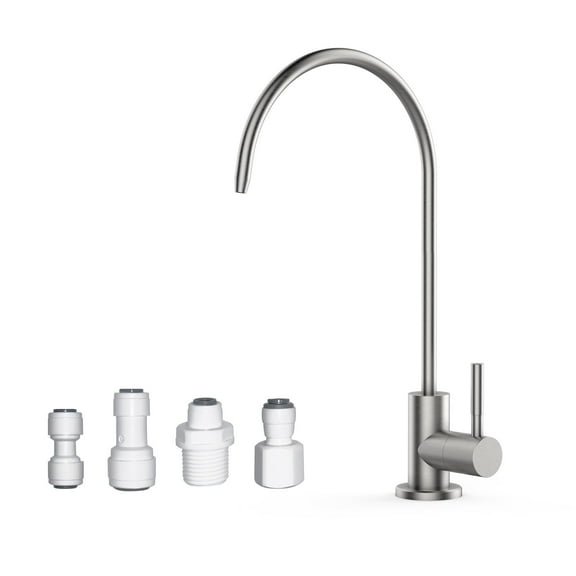 Huloretions Kitchen Drinking Water Faucet With Built-in Water Filtration System,Stainless Steel Drinking Water Faucet