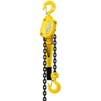 Huloretions Lever Chain Hoist 3 Ton 6600LBS Capacity 10 FT,Chain Hoist With Heavy Duty Hooks,Ratchet Lever Chain Block Hoist Lift Puller