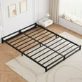 thumbnail image 1 of Huloretions Metal Bed Frame,6 Inch Twin Bed, Simple and Atmospheric Metal Platform Bed Frame with Steel Slats Support,Storage Space Under The Bed, Mattress Foundation, Easy Assembly, No Box Spring Nee, 1 of 9