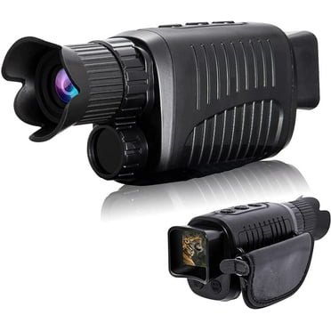 Huloretions Night Vision Goggles, Digital Night Vision Monocular, 1080p Infrared Monocular, Support 512G TF Card for Hunting, Camping, Travel, Surveillance