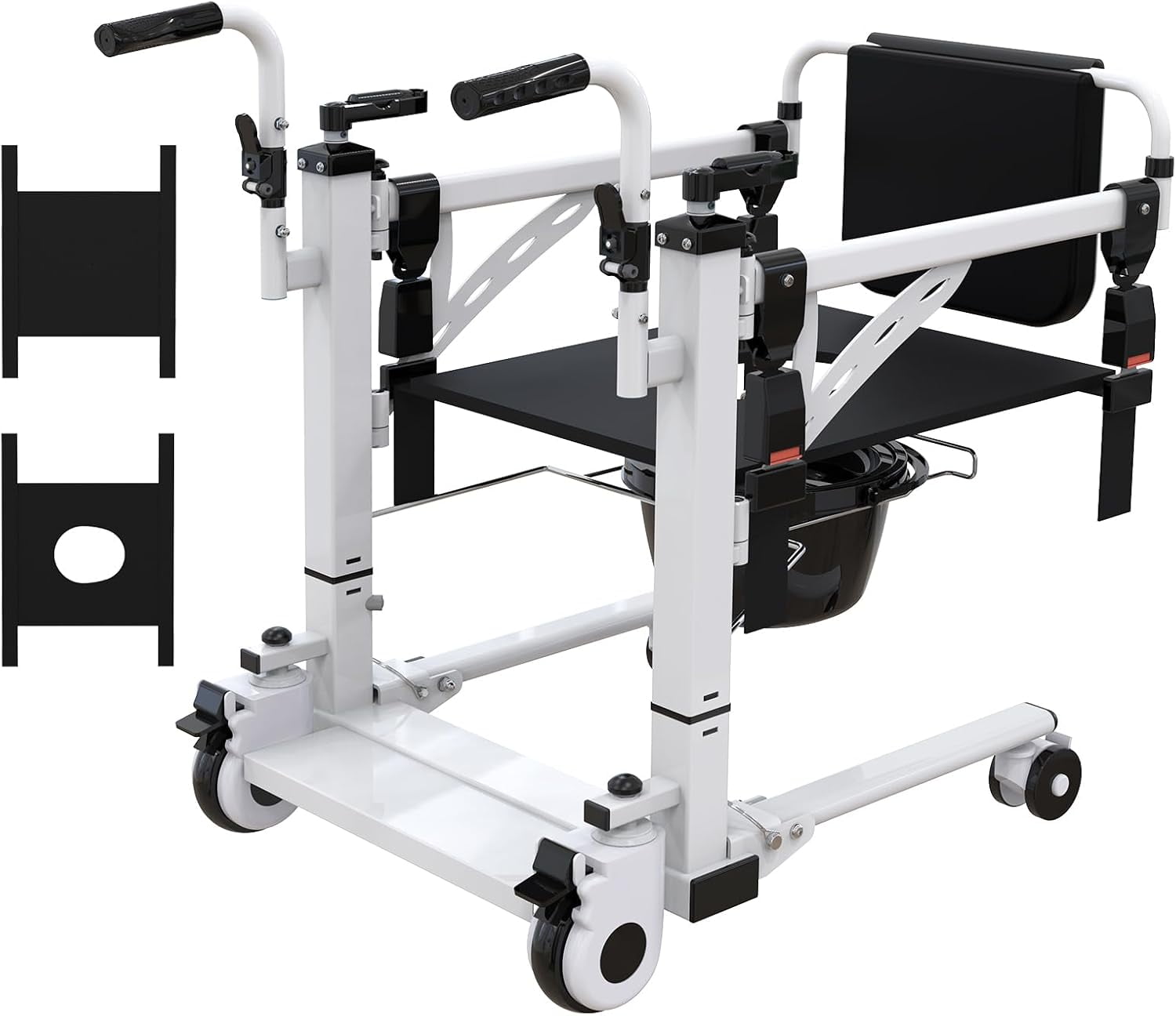 Huloretions Patient Lift Transfer Chair, Hoyer Lifts for Home Use ...