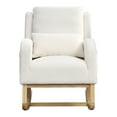 Huloretions Rocking Chair For Nursery,Upholstered Accent Glider Rocker