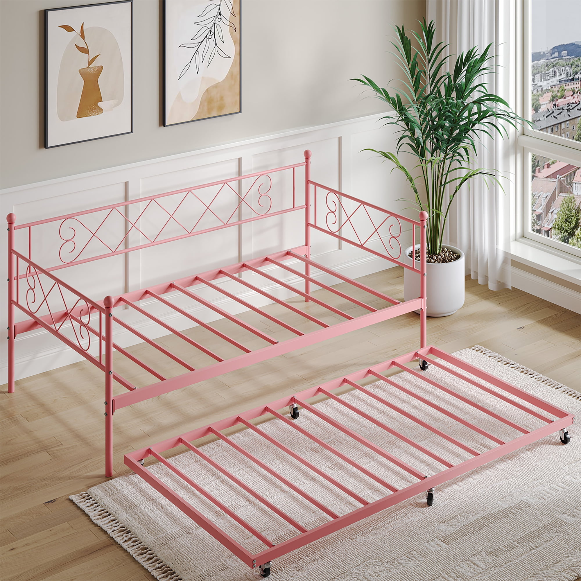 Metal Trundle Bed Framesnull