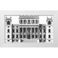thumbnail image 1 of Hulsburgh, H. 18x12 White Modern Wood Framed Museum Art Print Titled - Custom Vintage Facade Blueprint VI, 1 of 4