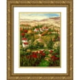 thumbnail image 1 of Hulsey 12x14 Gold Ornate Wood Framed with Double Matting Museum Art Print Titled - Tuscan Village, 1 of 4