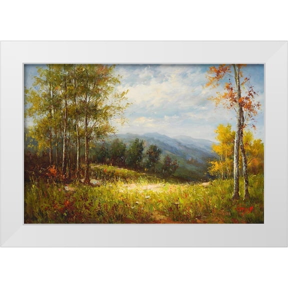 Hulsey 14x11 White Modern Wood Framed Museum Art Print Titled - Apra il Vicolo