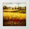 thumbnail image 1 of Hulsey 20x20 White Modern Wood Framed Museum Art Print Titled - Wheat Fields and Roses, 1 of 4