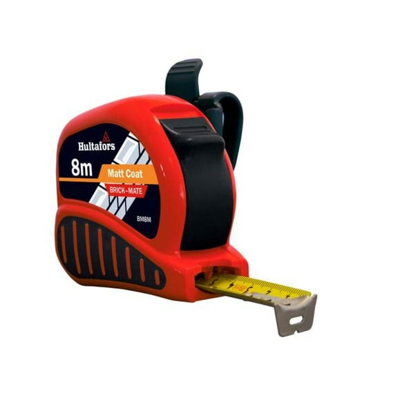 Hultafors - BM8M Brick-Mate Pocket Tape 8m (Width 25mm) (Metric only)