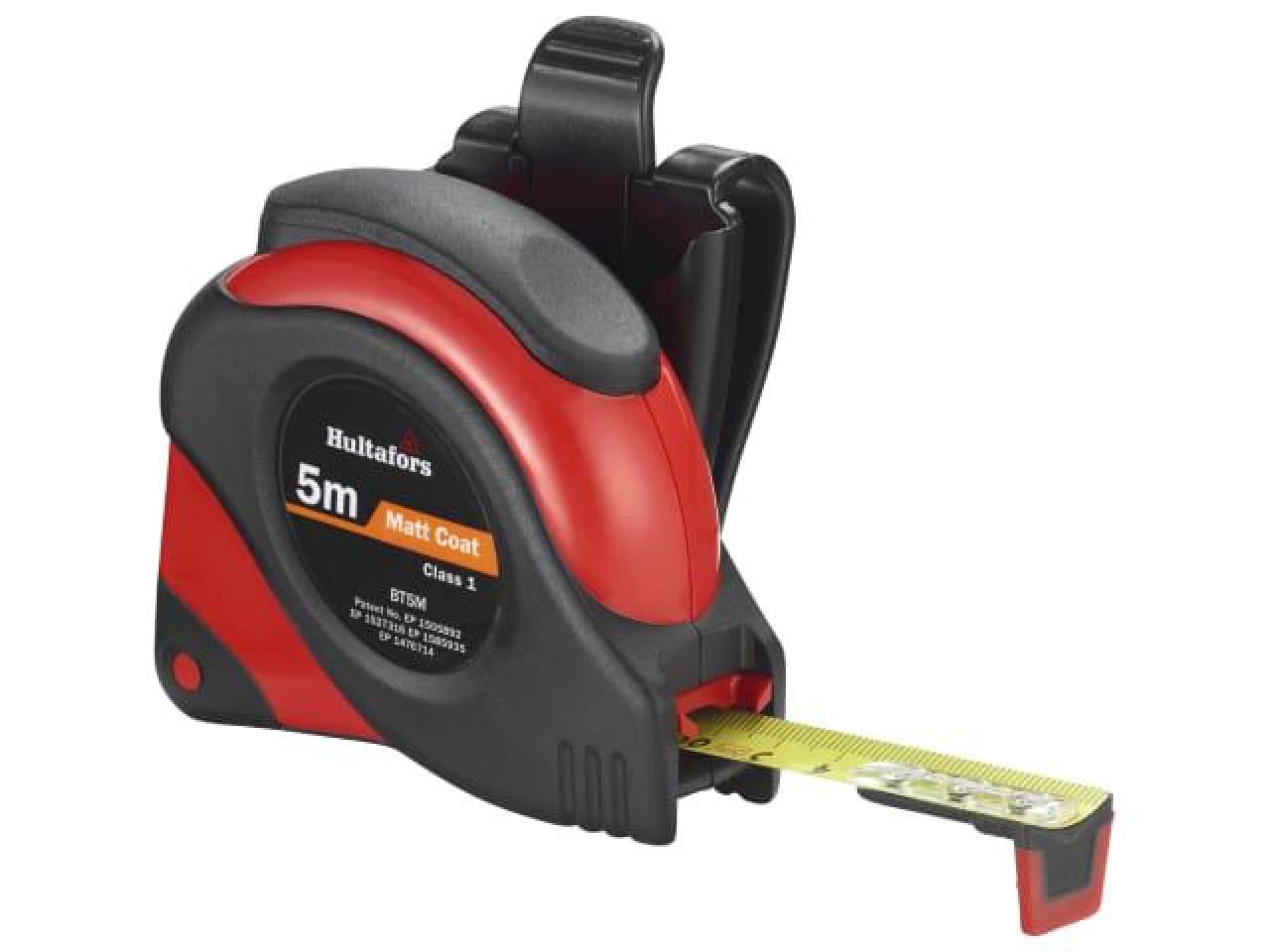 Hultafors - BT5M Big T Pocket Tape 5m (Width 19mm) (Metric only)
