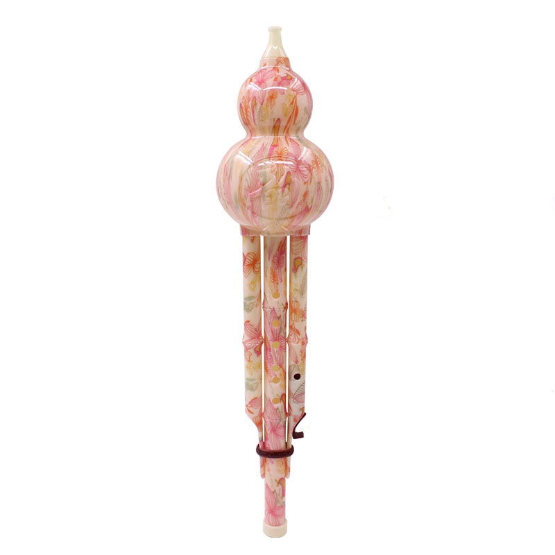 Hulusi Instrument, Gourd Flute, Chinese National Wind Instrument C Key Hulusi Musical Instruments, Flute Instrument Practice Teaching Instrument for Adults Beginners