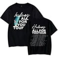 thumbnail image 1 of Hulvey All for You Tour Merch Short Sleeve T-shirt Unisex Fashion Crew Neck Top, 1 of 2