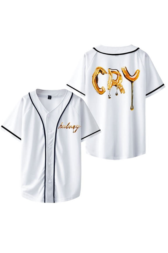 Hulvey Baseball Jacket Honey Tear Heavyweight Merch Unisex Fashion Casual Short Sleeve Clothing