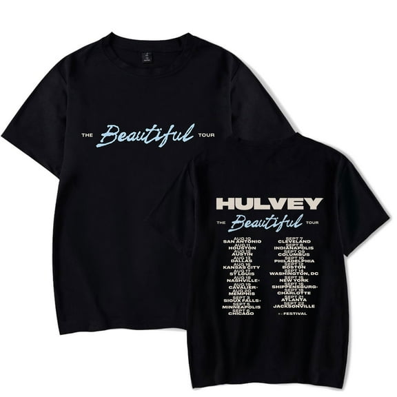 Hulvey Beautiful Tour T-Shirts Merch Women Clothes Trend Casual Short Sleeve Top