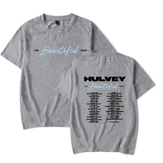 Hulvey Beautiful Tour T-Shirts Merch Women Clothes Trend Casual Short Sleeve Top