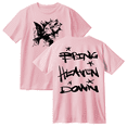 thumbnail image 1 of Hulvey Bring Heaven Down Cotton T-shirt Women Men Short Sleeve Crewneck Fashion Tee, 1 of 2
