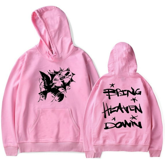 Hulvey Bring Heaven Down Hoodie Men Women Long Sleeve Hooded Sweatshirt Fashion Pullovers